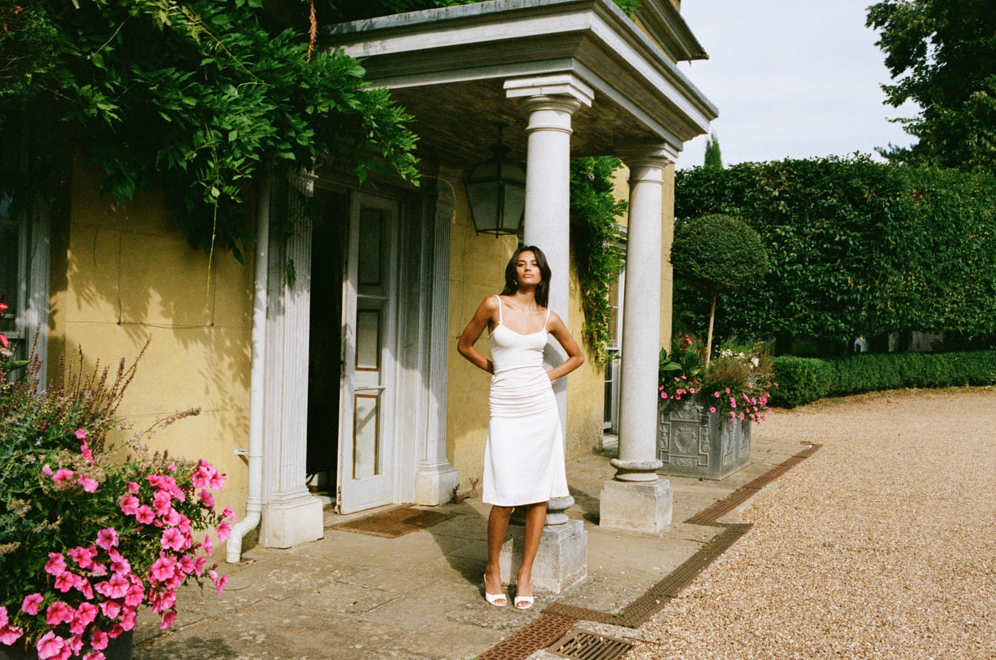 Darla Midi Skirt ~ Ivory