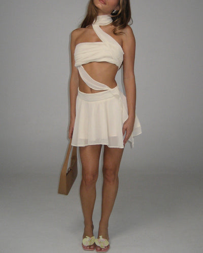 Tuli Dress ~ Ivory