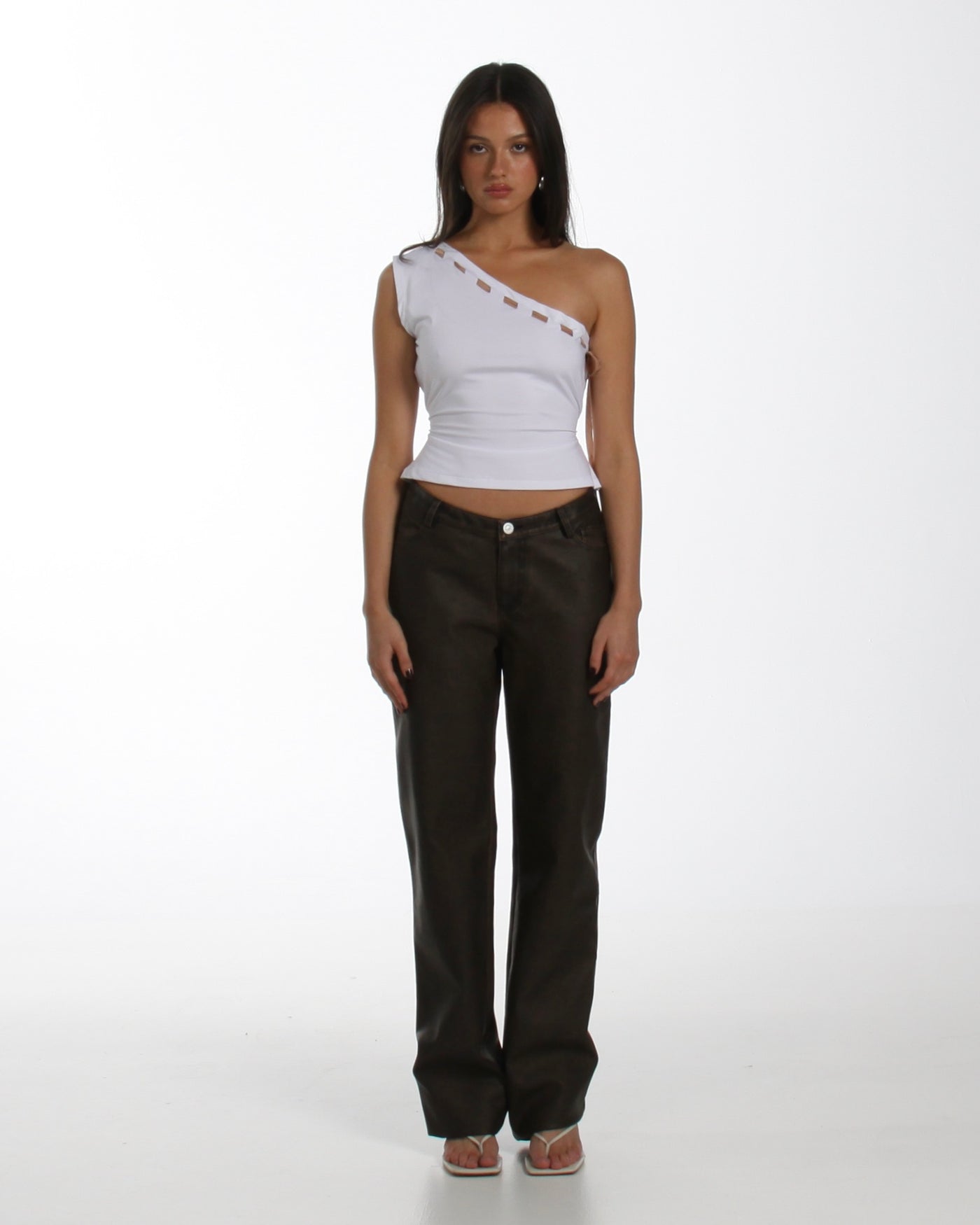 Harmony Pant in Washed Choc