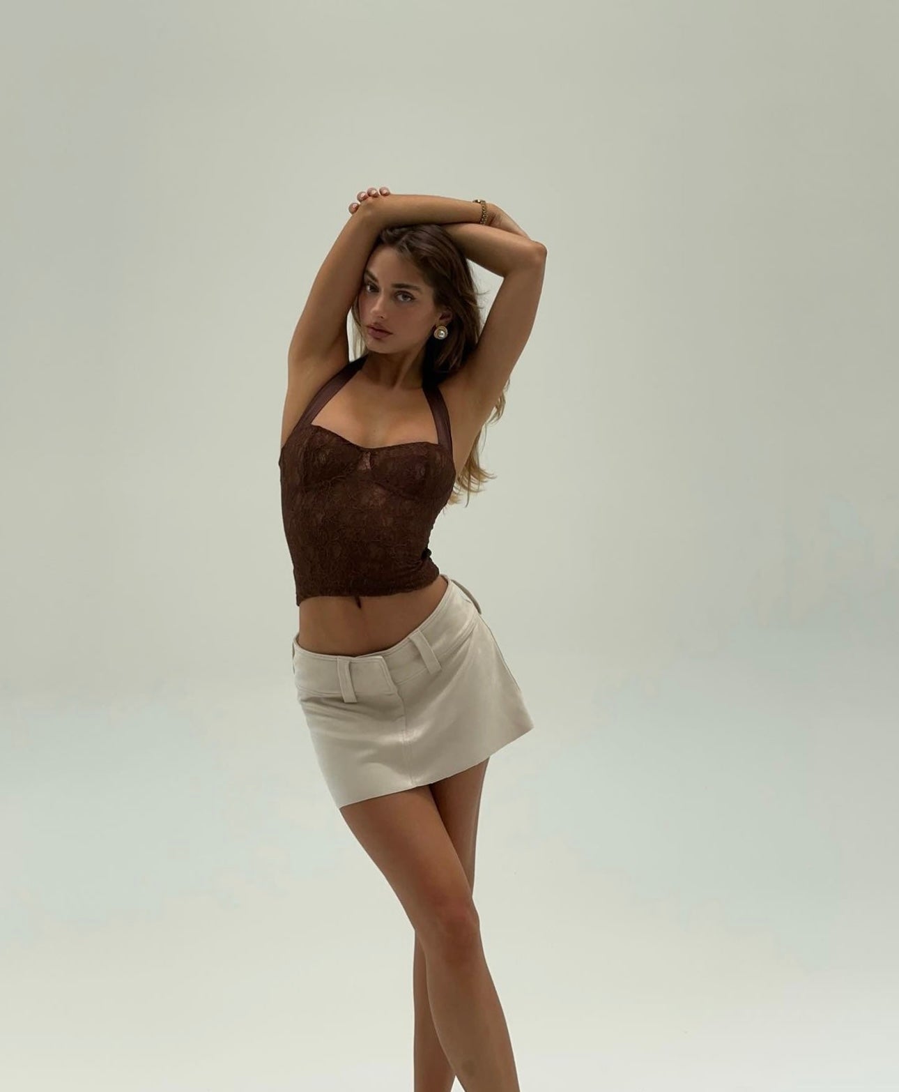 Cindy Suede Skirt